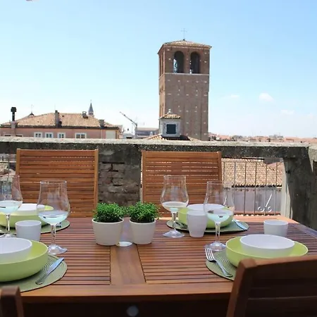 With Terrace In Chioggia's Main Square *